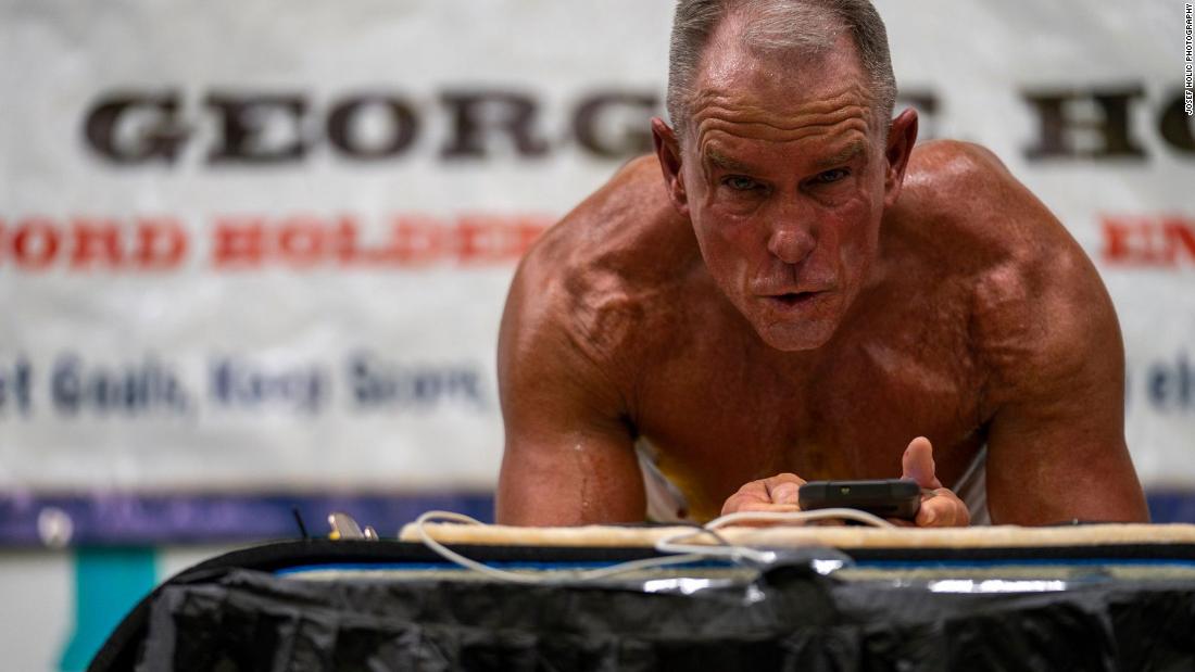 World record for plank set by 62-year-old man