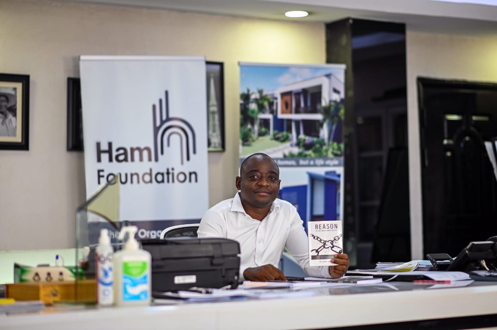 Tycoon Hamis Kiggundu authors deep book teaching Reason as the only solution to all human challenges.
