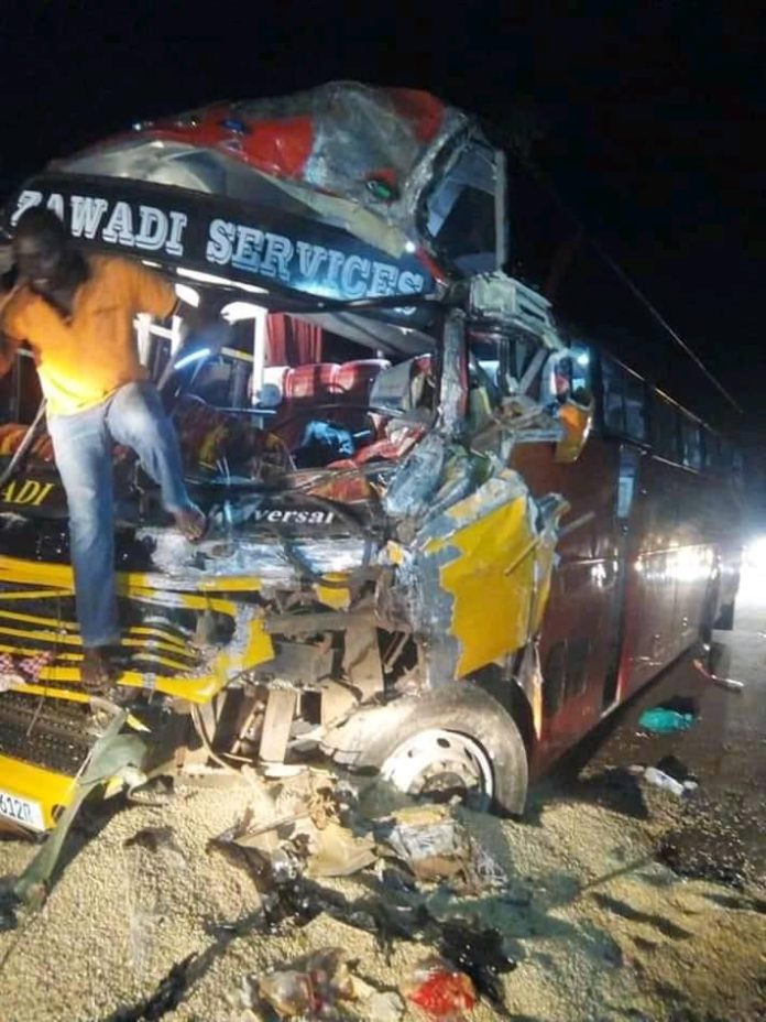 Zawadi bus crash Kampala